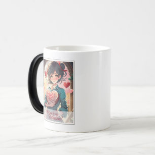 Mug Magique Soyez ma Saint-Valentin dans le style Manga 31470