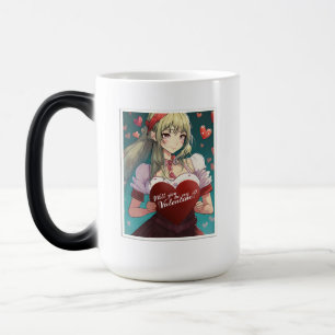 Mug Magique Soyez ma Saint-Valentin dans le style Manga 33893