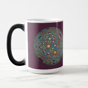 Mug Magique Sphère apollonienne Emballage Violet Fractage Art