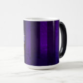 Mug Magique Spider Steampunk sur Arrière - plan pourpre (Devant droit)
