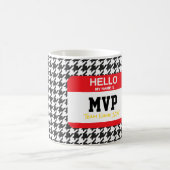 Mug Magique Sports Bonjour Mon nom est MVP Houndstooth Team An (Centre)