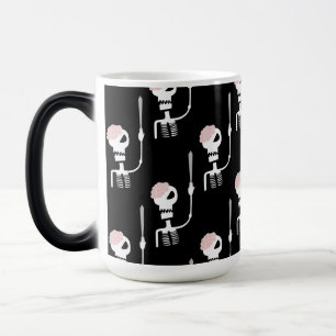 Mug Magique Squelette d'Halloween avec une épée