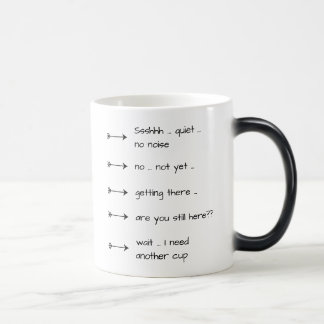 Mug Magique Ssshhh Tranquille Pas De Bruit Fun Café Coupe Magi