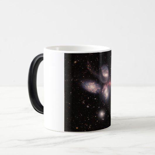 Mug Magique Stephan's Quintet 5 Galaxies Deep Field James Webb (Devant gauche)