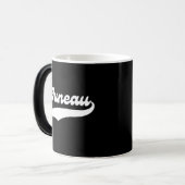 Mug Magique Style universitaire Juneau City Alaska blanc (Devant gauche)