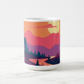 Mug Magique Sunset in the mountains (Centre)