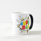 MUG MAGIQUE SUPER DAD (Devant droit)