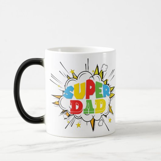 MUG MAGIQUE SUPER DAD (Gauche)