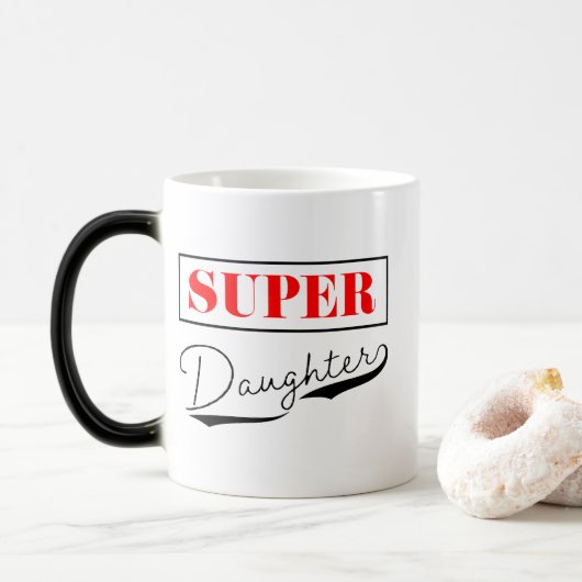 Mug Magique Super Daughter (Avec donut)