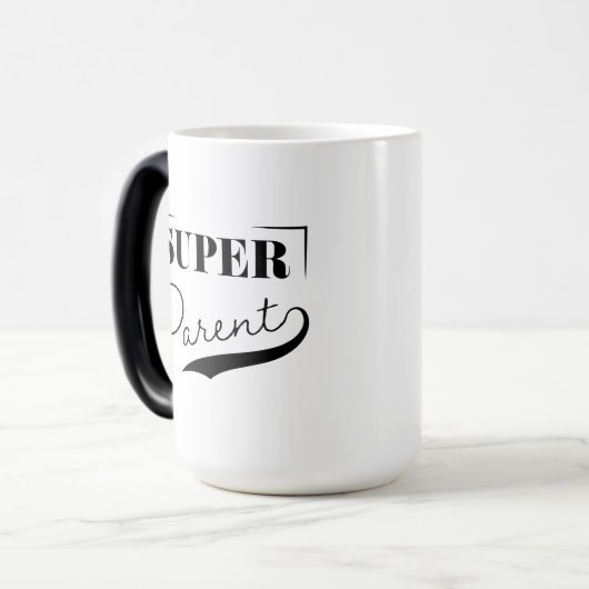 Mug Magique Super parent (Devant gauche)