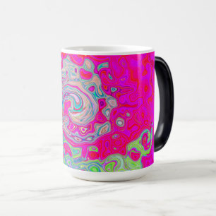 Mug Magique Super Turquoise bleu et rouge