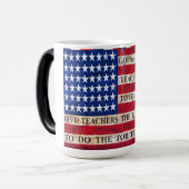 Mug Magique Support & Respect Our Teachers! (Devant gauche)