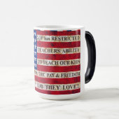 Mug Magique Support & Respect Our Teachers! (Devant droit)