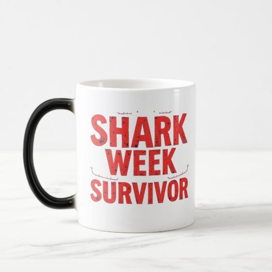 Mug Magique Survivant de la Semaine du requin (Gauche)