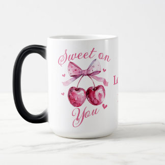 Mug Magique Sweet on You Personnalisable Saint-Valentin