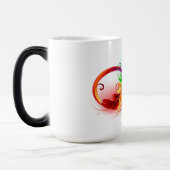 Mug Magique Symbole d'infini avec plume arc-en-ciel (Gauche)