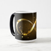 Mug Magique Symbole d'infini doré (Devant gauche)