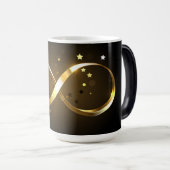 Mug Magique Symbole d'infini doré (Devant droit)