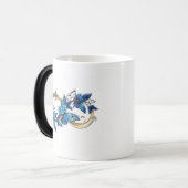 Mug Magique Symbole infini de papillons Morpho bleus (Devant gauche)