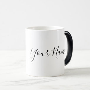Mug Magique "Symbole Zodiaque Aquarius personnalisé, nom, trai
