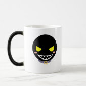 Mug Magique Tache la tête noire de fantôme (Gauche)