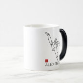 Mug Magique TAEKWONDO DWICHAGI back kick 01 (Devant droit)