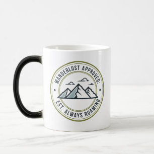 Mug Magique Tampon vintage de passeport en détresse