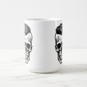 Mug Magique Tatouage Flash Art Mohawk Crâne (Centre)