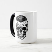 Mug Magique Tatouage Flash Art Mohawk Crâne (Devant gauche)