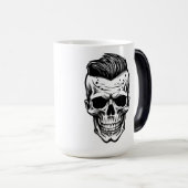 Mug Magique Tatouage Flash Art Mohawk Crâne (Devant droit)