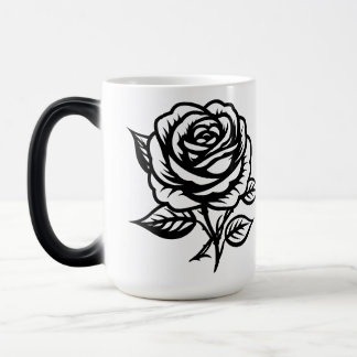 Mug Magique Tatouage Flash Art Rose