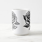 Mug Magique Tatouage Flash Art Rose (Centre)
