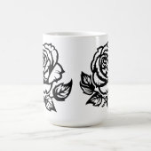 Mug Magique Tatouage Flash Art Rose Fleur (Centre)