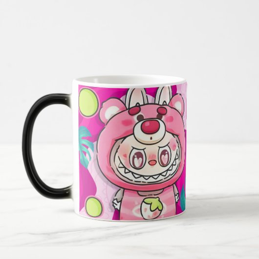 Mug Magique taza magica con motivo labubu (Gauche)