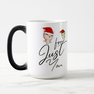 Mug Magique Taza solo para ti con búhos hermosas