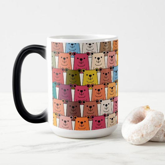 Mug Magique Teddy Bear (Avec donut)