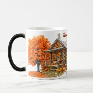 Mug Magique Temps de récolte : un voyage d'automne confortable