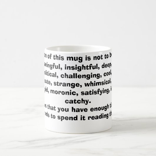 Mug Magique Temps sur vos mains (Centre)
