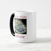 Mug Magique Tendance Enregistrer La Citation D'Abalon Blanc (Devant gauche)