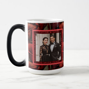 Mug Magique Tendances Fleurs de Lys Rouge Pétales Mariage Vint