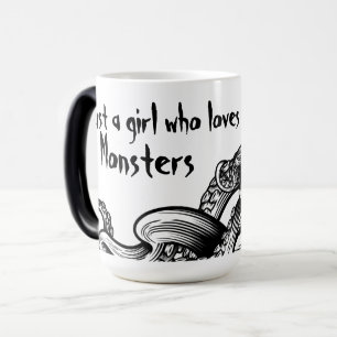 Mug Magique Tentacle Monster Book Personnaliser Texte ou nom