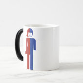 Mug Magique ⚠ thaïlandais de signe de ⚠ de toilette de (Devant gauche)