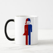 Mug Magique ⚠ thaïlandais de signe de ⚠ de toilette de (Gauche)