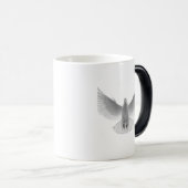 Mug Magique "Thank You" Peace Dove in Flight (Devant droit)