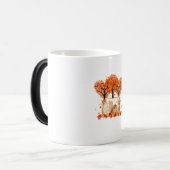 Mug Magique Thanksgiving Maple Cat Heart Shape Tree Leaf (Devant gauche)