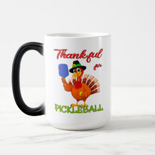 Mug Magique Thanksgiving Turkey - Thankful Pickleball