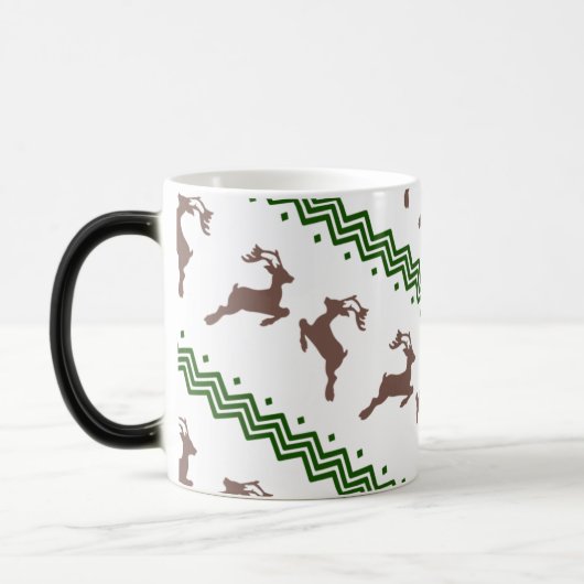 MUG MAGIQUE THE BROWN REINDEER PATTERN (Gauche)