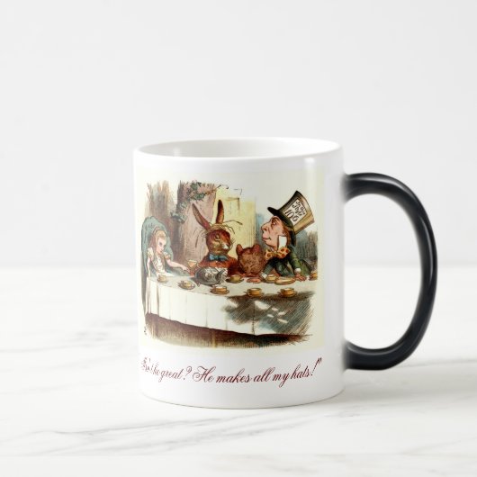 Mug Magique Thé fou - personnalisé (Droite)