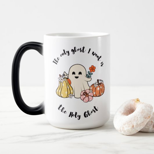 MUG MAGIQUE THE HOLY GHOST (Avec donut)