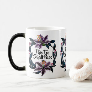 Mug Magique "This Too Shop Pass" Aquarelle Lily Wreath